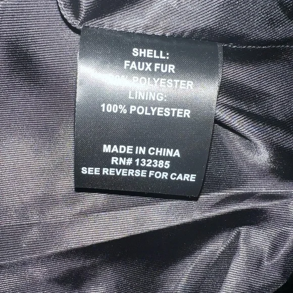 Faux Fur Coat animal print - Picture 8 of 8